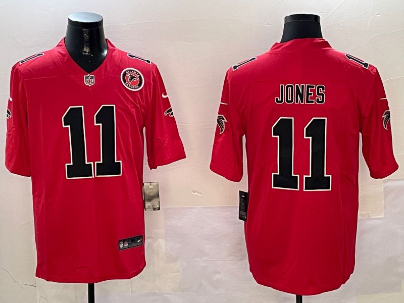 Men Atlanta Falcons #11 Jones Red 2024 Nike Limited NFL Jersey style 01021->philadelphia eagles->NFL Jersey
